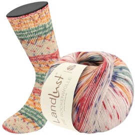LANA GROSSA Landlust Sock Wool Merino Wool Sock Yarn in Various Colours Hand Knitting Yarn Made of 80% Virgin Wool (Merino) and 20% Polyamide 100 g Wool for Knitting and Crocheting 420 m Yarn