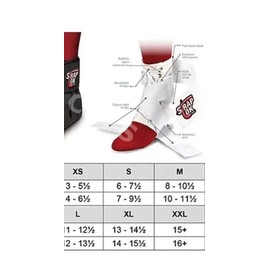 SWEDE-O STRAP LOK Ankle Support Brace White Figure 8 Eight USA, Size XL