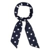Allegra K Bowknot Scarf, Neckerchief, Rectangle, Thin Polka Dot, Hair