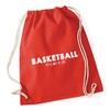 Hippowarehouse Basketball it's a way of life Drawstring Cotton School