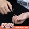 BEZOX Curved Cuticle Scissors - Precision Manicure Scissor Nail Cuticle