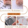 6 sheets of clear stamps (letters)