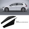 2pcs Rear Window Side Spoiler ABS Glossy Black Wing Trim