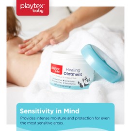 Playtex Baby Healing Ointment, 15 oz. Jar, Dermatologist Tested, Fragrance Free, Hypoallergenic, Free of Dye, Parabens and Phthalates
