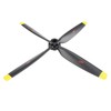 Lightweight RC Propellers Accessory,4 Blade Replacement RC Prop, Low Noise
