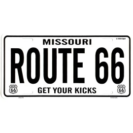 ROUTE 66 METAL LICENSE PLATE MISSOURI #570