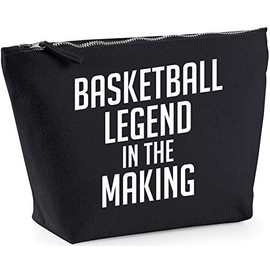Hippowarehouse Basketball legend in the making printed make up cosmetic wash bag 18x19x9cm