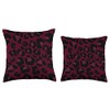 Watermelon Red Print Leopard Cheetah Animal Print Watermelon Red Cheetah