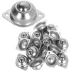 16 PCS 5/8 Inch Roller Ball Transfer Bearing, Flange Mounted