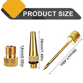 WeddHuis Bicycle Valve Adapter Set, Bicycle Adapter Valve, Car Valve Adaptor, Air Pump, Compressor Valve Adapter