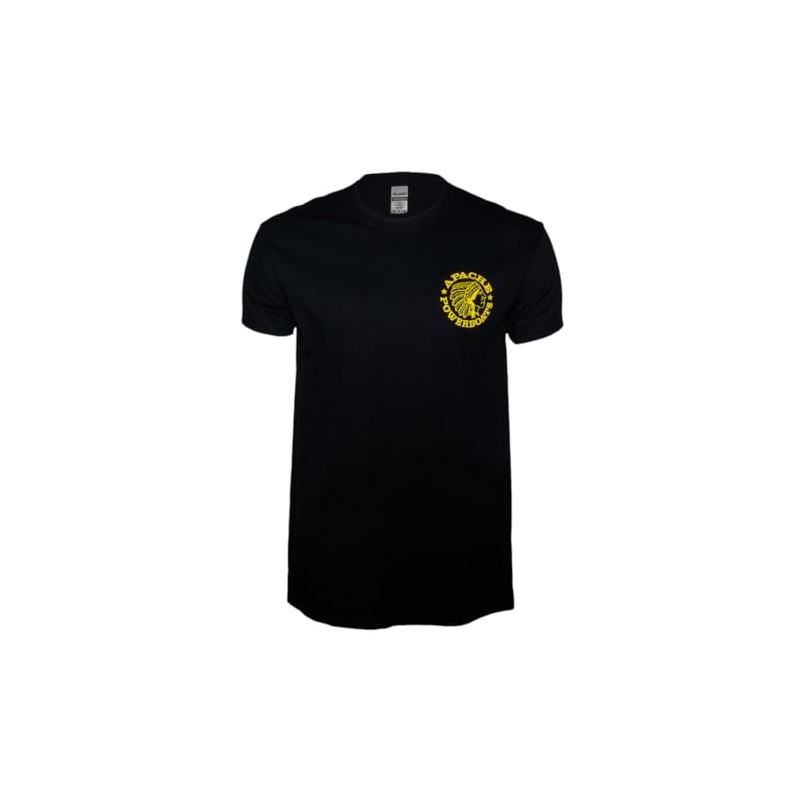 Represent'n Apache Monochromatic Logo Classic Tee | Black/Yellow 3XL