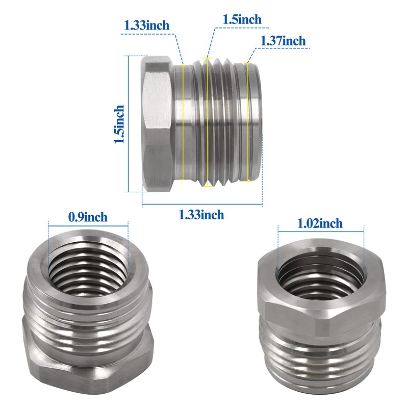 Thread Chuck Insert/Adapter Compatible with NOVA lathe External 38mm insert