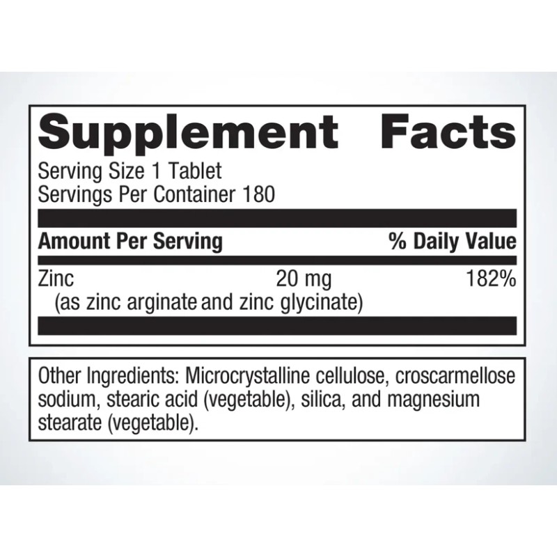 Metagenics - Zinc A.G. (180tabs)