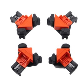 4pcs NUZAMAS Right Angle Clamps 5-22mm, Spring Load, 90 Degrees Right Angle Clip, Corner, T-Joints Woodworking Frame, Cupboards, Picture Holder, Woodworking Holder