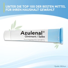 Azulenal Ointment with Guaiazulene | Wound and Healing Ointment for Diaper Rashes, Itches, Cuts, Burns, & Sore Nipples | Suitable for Use for Babies and Nursing Mothers | Made in Europe