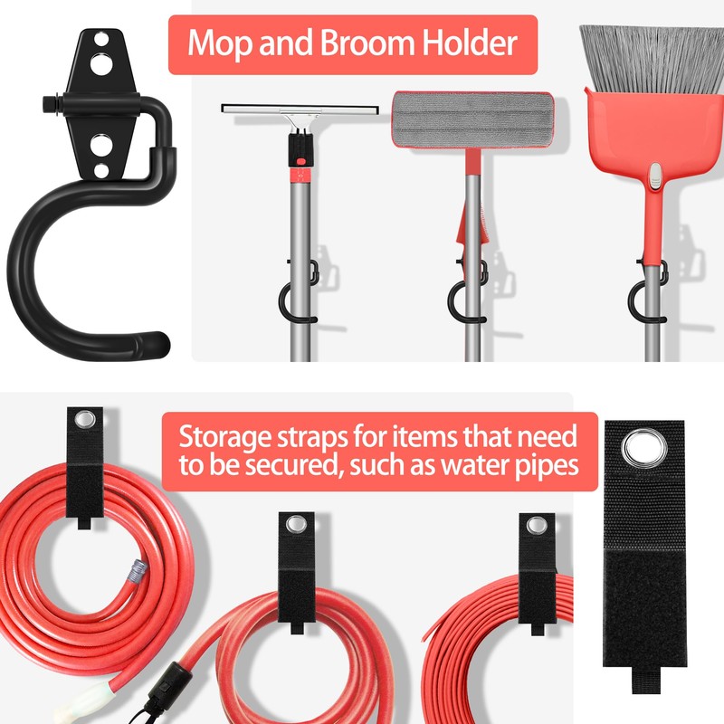 Kodreat 18 Pack Garage Hooks Heavy Duty - Anti-Slip Coating，