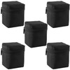 5X Camera Lens Bag DSLR Padded Thick Shockproof Protective Pouch
