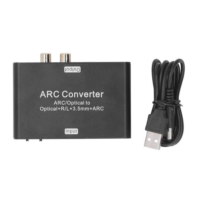 Digital to Analog Audio Converter 192KHZ Optical to RCA 3.5mm