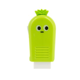 STARPLAST FRUIT AND VEGETABLE Erasers Rectangular shape, rubber dispenser, 5 colors - GREEN