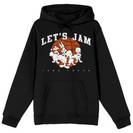 Space Jam 2 A New Legacy Bugs Bunny Mens Black Hoodie-XS