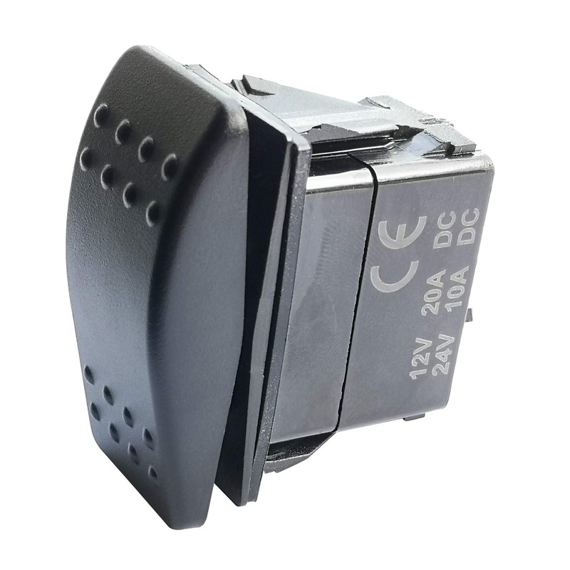 Momentary Motor Polarity Reverse reversing Rocker Switch Control DPDT DC