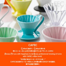 Sanyo Sangyo CAFEC Tritan Flower Dripper CUP1 Single Serve Clear TFD-1