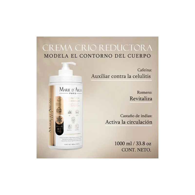 Duo Criogel + Crema Reductora Natural Marie Dargan