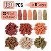 Mr. Pen- Pencil Erasers Toppers, 120 Pack, Colorful, Latex Free,
