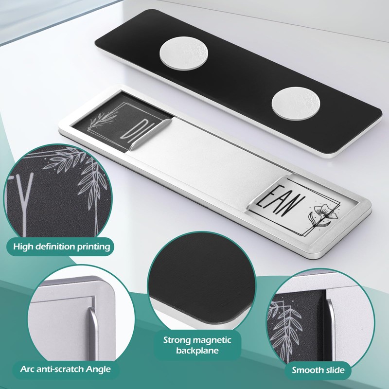 GeeRic Dishwasher Magnet Clean Dirty Sign, Scratch Magnetic Silver Indicator