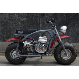 JMCHstore Brilliant Chrome Pull Start Recoil Starter Assembly for Predator 212 Coleman B200R CT200U EX 200cc Mini Bike, KT196 Go Kart Pull Cord Start Honda 6.5HP GX160 196 Hisun Engine Tao Motor