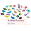 Mr. Pen- Animal Erasers, Desk Pets for Kids Classroom, 30
