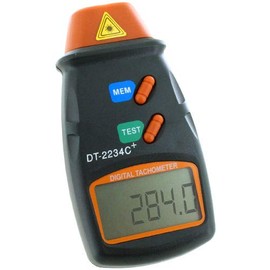 Digital Laser Tachometer | 2.5-99,999 RPM Meter