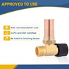 2PACK GUOFIS Copper Water Hammer Arrestor,7/8"F x 3/4"M(HAMMER024-2)