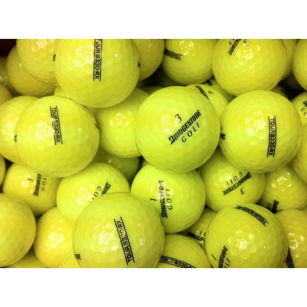 Bridgestone Tour B330 RX Yellow AAAAA Pre-Owned Golf Balls, white (12 balls)