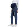 Yornobly Women's Maternity Boyfriend Jeans Over Belly Stretch Denim Pregnancy