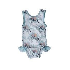 Baby & Toddler Girls Summer One-Piece Swimsuit… Blue