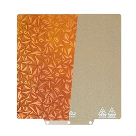 Texture PEI Build Plate for Adventurer 5M/Adventurer 5M Pro 3D Printer, 235x235mm Texture PEI Build Plate +PEO Texture Sheet 3D Printer Flexible Spring Steel Removable Platform