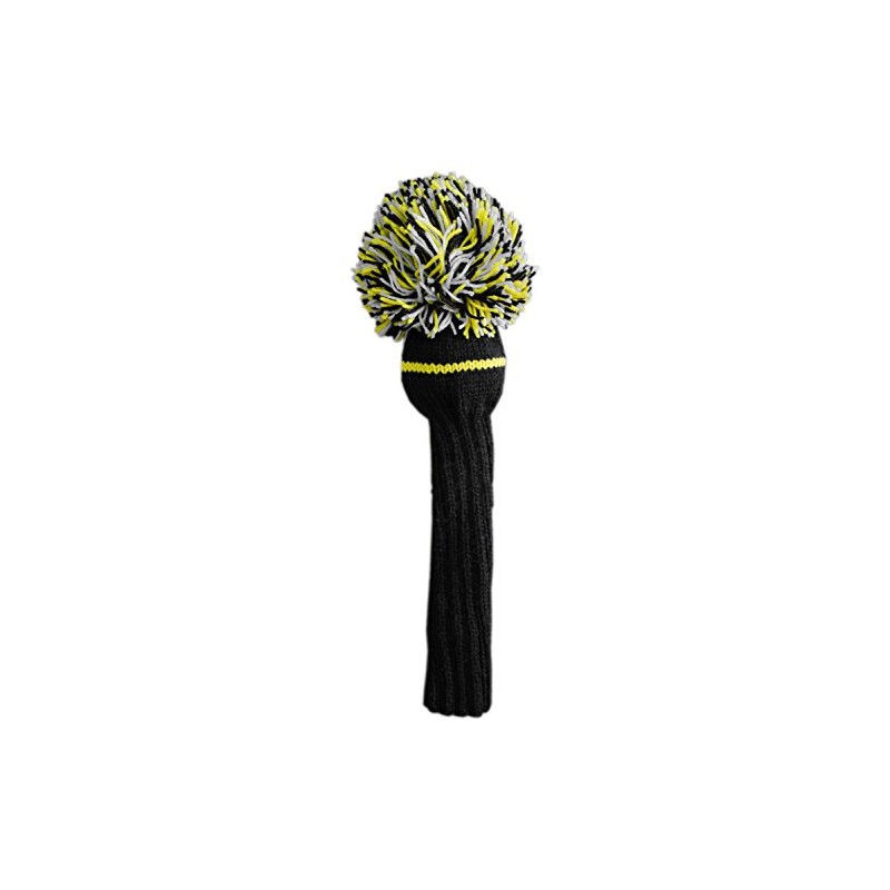 Jan Craig(ジャンクレイグ) ハンドメイド ヘッドカバー ドライバー用 460cc対応 Black/Yellow/White