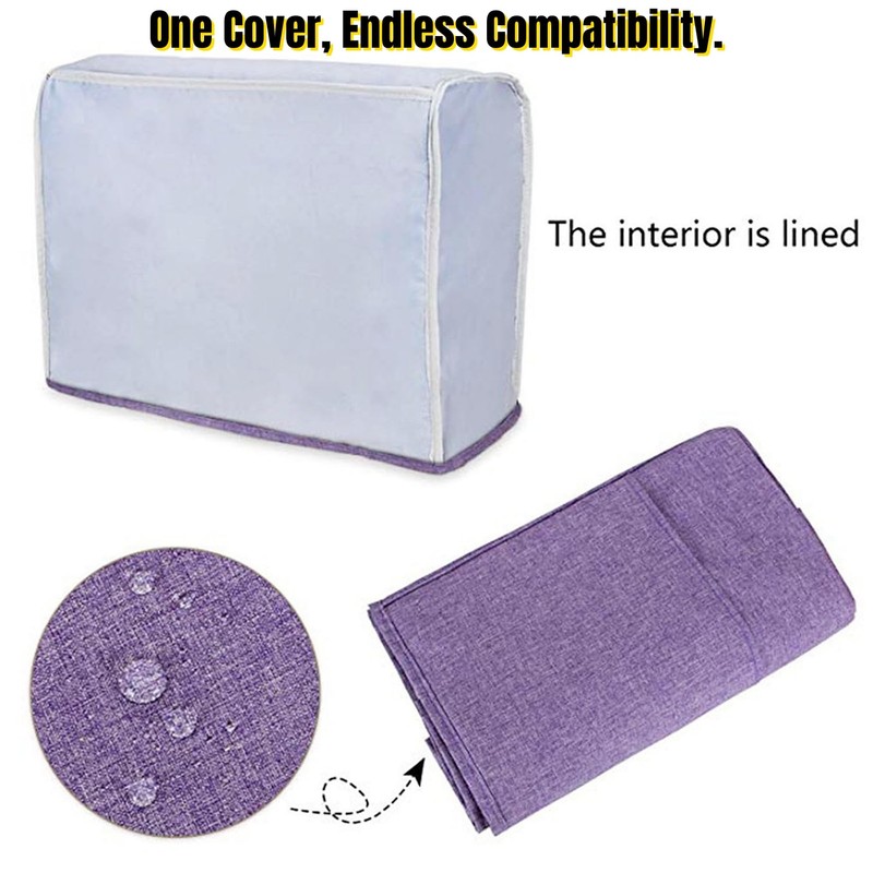Voyboced Sewing Machine Cover with 4 Storage Pockets, Foldable and