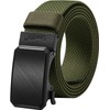 LionVII Men's Stretch Ratchet Belt, Elastic Slide Belt for Men
