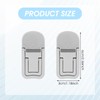 CIATBYYJ 2PCS Zinc Alloy Mini Foldable Laptop Stand,Portable and Adjustable