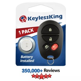 KeylessKing* Replacement for Toyota Solara 2004 2005 2006 2007 2008 Remote