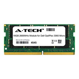 A-Tech 16GB Module for Dell OptiPlex 3060 Micro Form Factor MFF Desktop PC Compatible DDR4 2666Mhz Memory Ram (ATMS283814A25832X1)