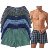 ToBeInStyle Men's Pack of 6 Classic Fit Tartan Plaid Boxers