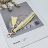 Moydolo Macrame Boho Handmade Cute Bracelet Holder Keychain Wristlet Key