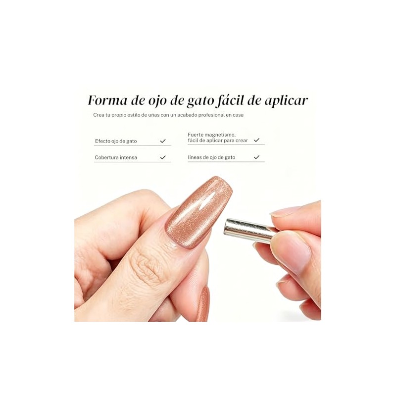 CHERIMOYA Esmalte de Uñas de Gel Ojos de Gato Ultra
