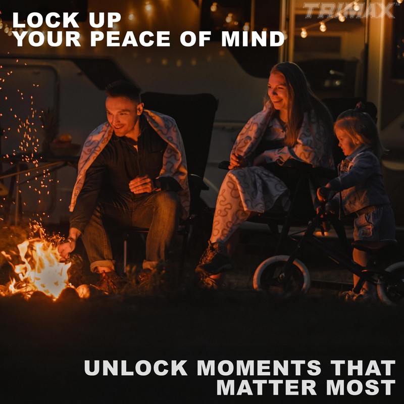 Trimax - UMAX 50D - Trailer Lock for Hitch, Dual