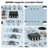 AYWHP 4 Pieces 12 Bit High Precision AS5600 Magnetic Encoder,