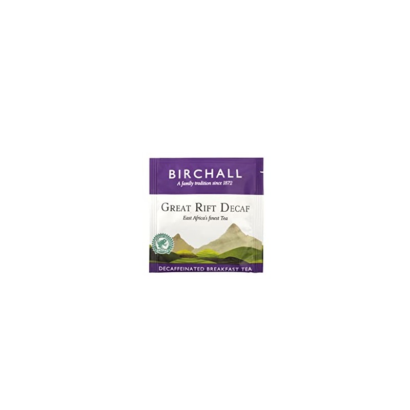 Birchall Great Rift Decaf Blend Tea Bags, English Breakfast Tea