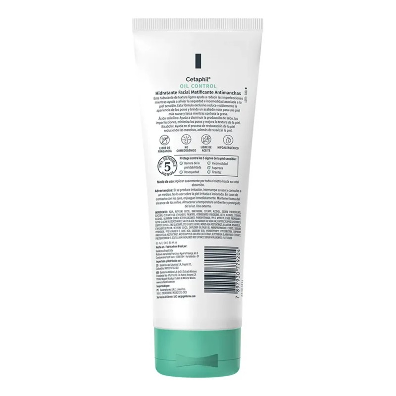 Cetaphil Oil Control Hidratante Facial Antimanchas 100ml